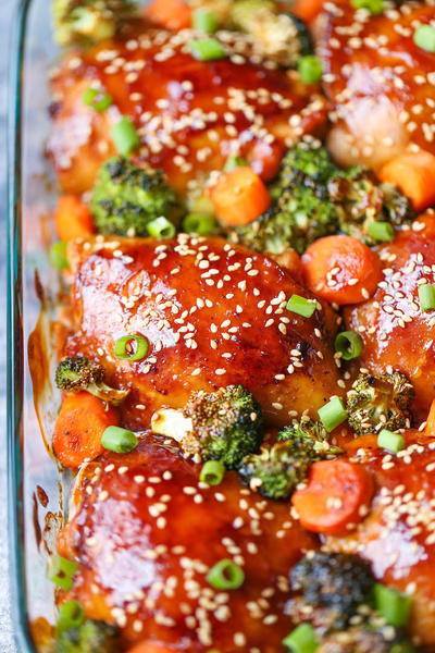 Baked Teriyaki Chicken and Broccoli Baked Teriyaki Chicken and Broccoli