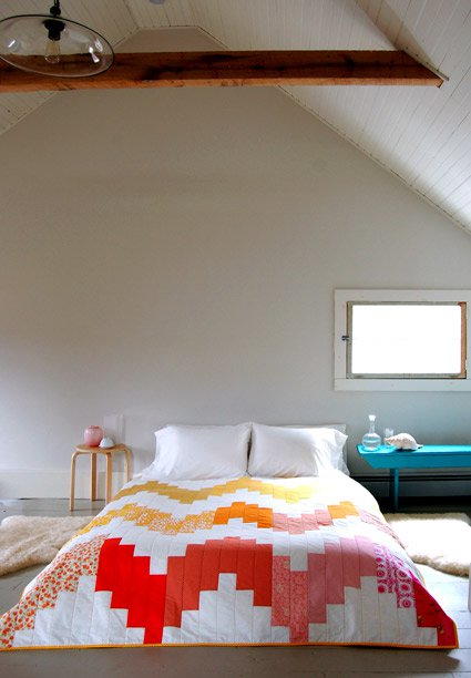 Modern Waves Wedding Quilt Modern Waves Wedding Quilt