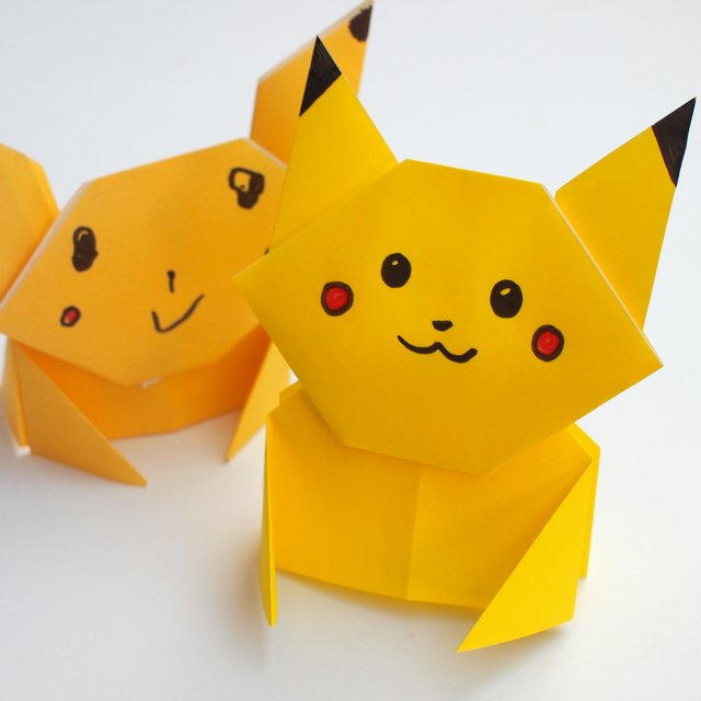 Pikachu Origami Tutorial Pikachu Origami Tutorial