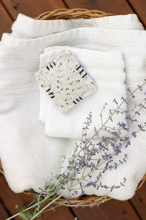 Lavender Laundry Sachet Free Crochet Pattern