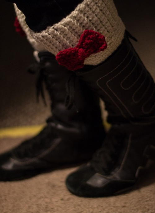 Bow Boot Cuffs Bow Boot Cuffs
