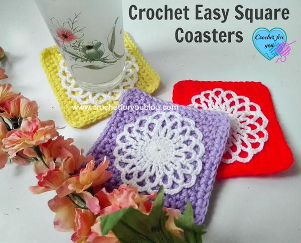 Easy Square Coasters Easy Square Coasters