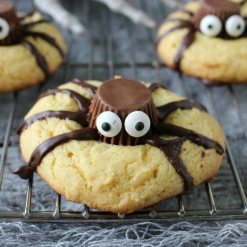 Spider Cookie Halloween Sweets