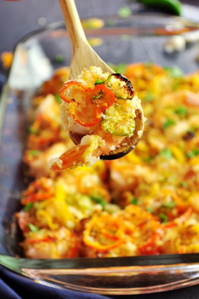 Spicy Garlic Pepper Baked Shrimp Spicy Garlic Pepper Baked Shrimp