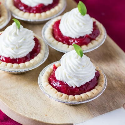 Super Easy Rhubarb Tarts