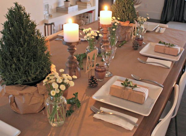 Christmas Table Setting Idea