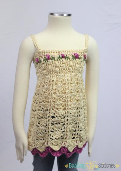 Spring Flower Crochet Tank Pattern Spring Flower Crochet Tank Pattern