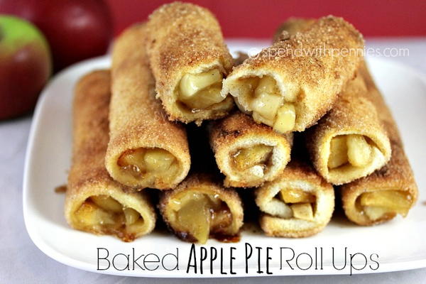 Baked Apple Pie Roll-Ups Baked Apple Pie Roll-Ups