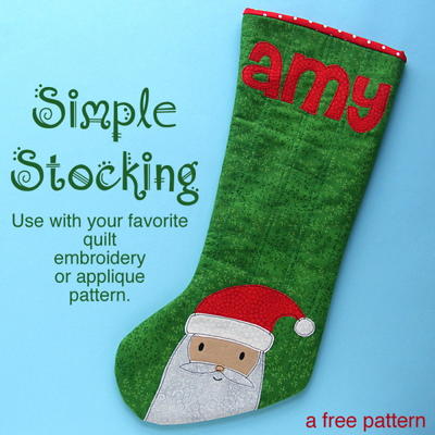 Simple Christmas Stocking Pattern