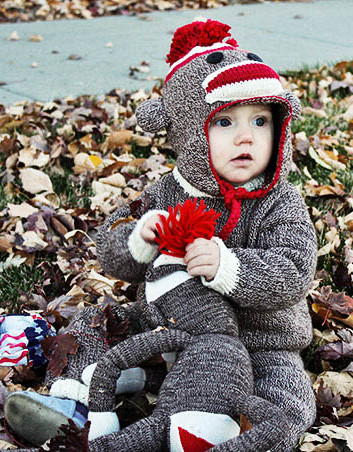 Sock Monkey DIY Costume Sock Monkey DIY Costume