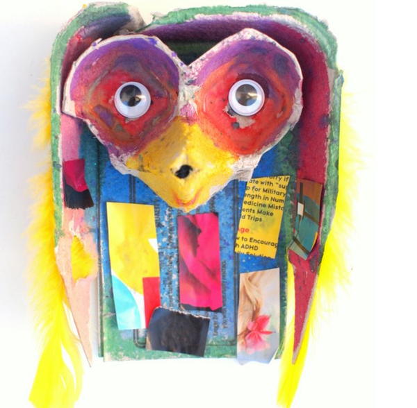 Smiling Owl Egg Carton Crafts Smiling Owl Egg Carton Crafts