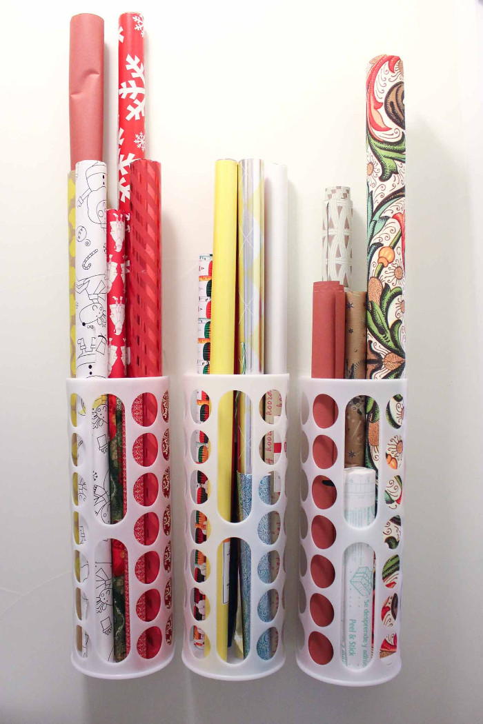 Wrapping Paper DIY Storage | FaveCrafts.com