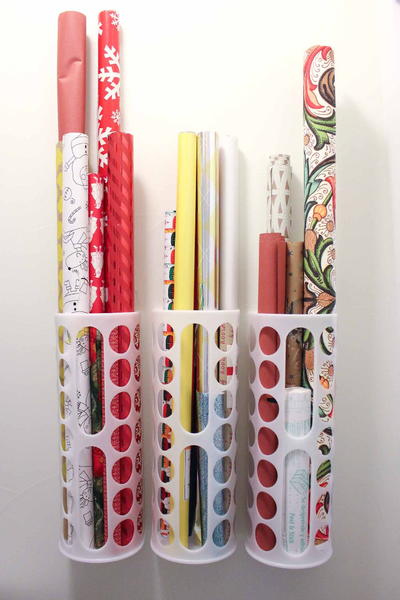 Wrapping Paper DIY Storage