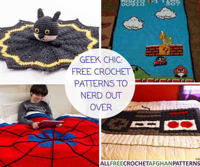 Geek Chic: 8 Crochet Blanket Patterns to Nerd Out Over