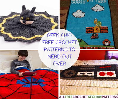Geek Chic 8 Crochet Blanket Patterns to Nerd Out Over Geek Chic 8 Crochet Blanket Patterns to Nerd Out Over
