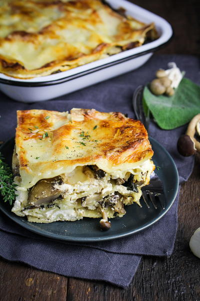 Wild Mushroom Lasagna Recipe Wild Mushroom Lasagna Recipe