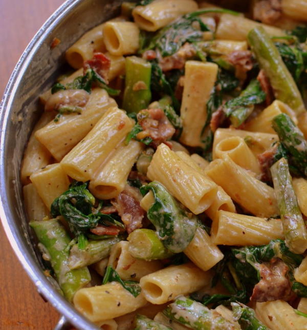 Bacon Asparagus Cajun Pasta Bacon Asparagus Cajun Pasta