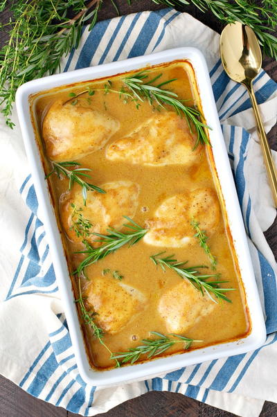 Dump and Bake Cider-Glazed Chicken Dump and Bake Cider-Glazed Chicken