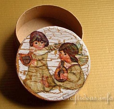 Vintage Angel Craft Box Decoration Vintage Angel Craft Box Decoration