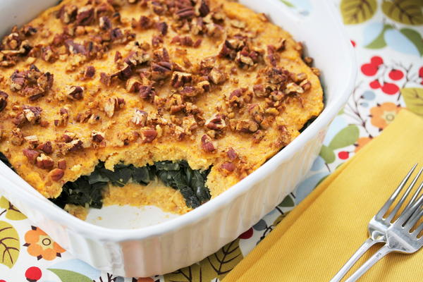 Southern Collard Greens and Grits Casserole