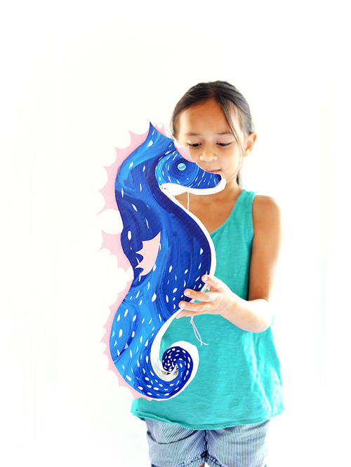 Deep Blue Seahorse DIY Pinata Deep Blue Seahorse DIY Pinata
