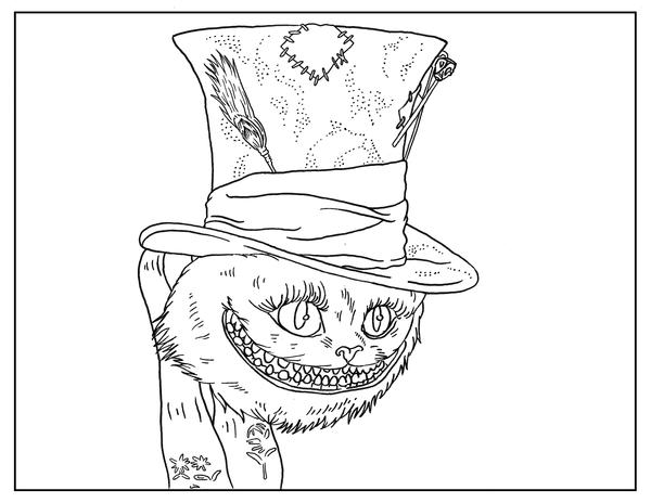 Free Tim Burton Coloring Pages Free Tim Burton Coloring Pages
