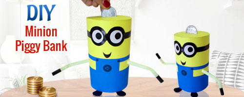 Recycled Minion Piggy Bank Recycled Minion Piggy Bank