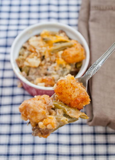 Childhood Favorite Tater Tot Casserole