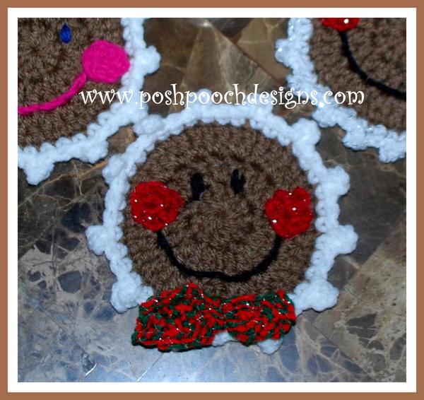 Christmas Gingerbread Coasters Christmas Gingerbread Coasters