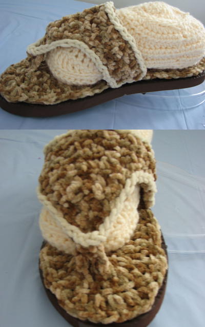 Print Sandal with Toe Divide Print Sandal with Toe Divide