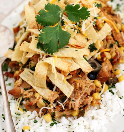 Slow Cooker Mexican Cheese Poblano Chicken