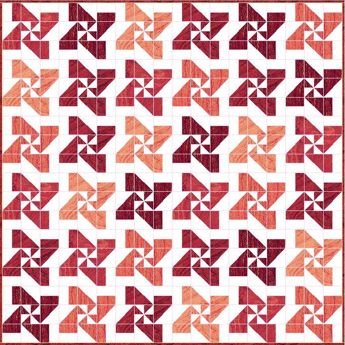 Tree snowman skirt christmas quilt pattern patterns quilting appliqued skirts friendly patternscentral xmas quilts stitch together diy snowmen fun choose Day Lily Disappearing Pinwheel Pattern | FaveQuilts.com