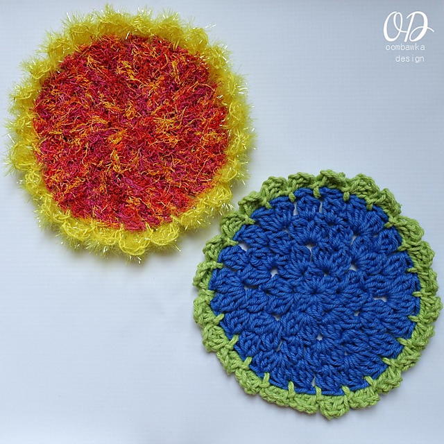 Sunflower Scrubby Cloth Sunflower Scrubby Cloth