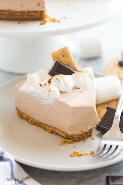 No Bake Smores Cheesecake No Bake S'mores Cheesecake
