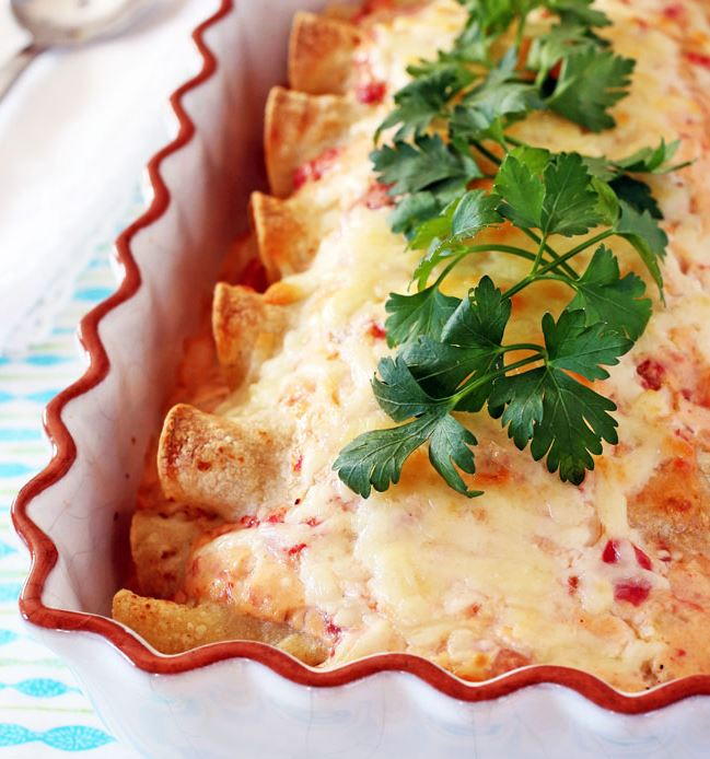 Slow Cooker Pork Tenderloin Enchiladas Slow Cooker Pork Tenderloin Enchiladas