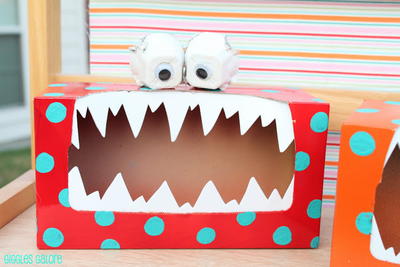 Silly Tissue Box Monster Craft