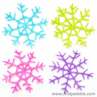 Dainty Pipe Cleaner Snowflake Dainty Pipe Cleaner Snowflake