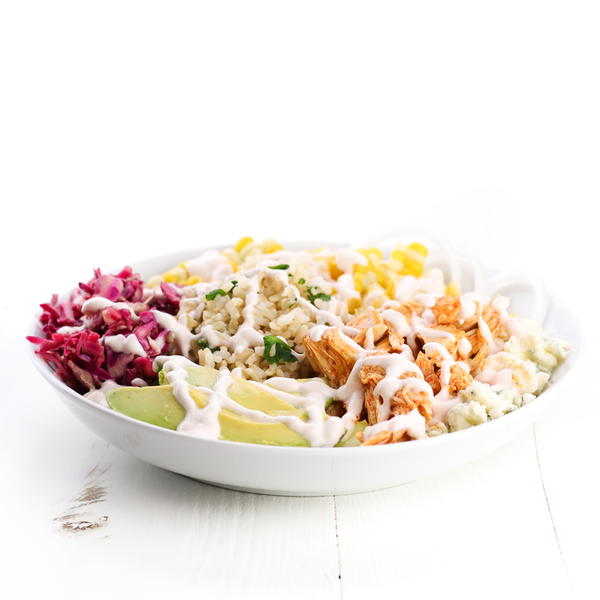 Slow Cooker Buffalo Chicken Buddha Bowls Slow Cooker Buffalo Chicken Buddha Bowls