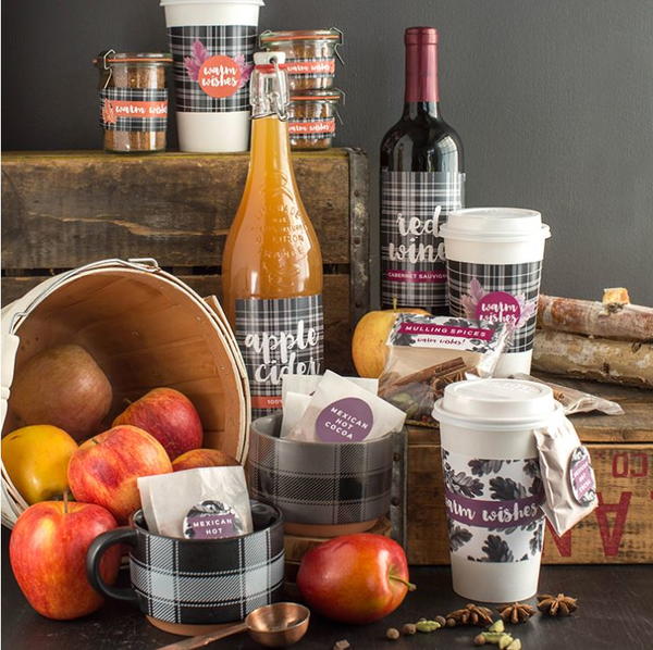 Fall Beverage Gift Printable Labels Fall Beverage Gift Printable Labels