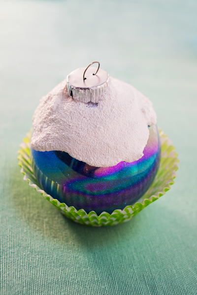 Snowy Cupcake Christmas Ornament Snowy Cupcake Christmas Ornament