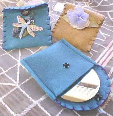 Fanciful Felt Pouches Fanciful Felt Pouches