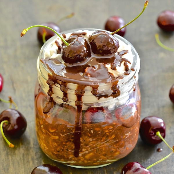 Black Forest Overnight Oats Black Forest Overnight Oats