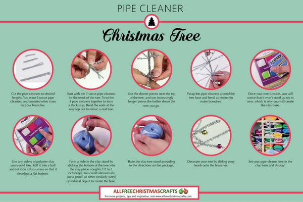 How to Make a Pipe Cleaner Christmas Tree How to Make a Pipe Cleaner Christmas Tree