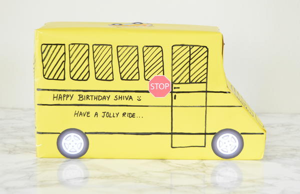 School Bus Gift Wrapping School Bus Gift Wrapping