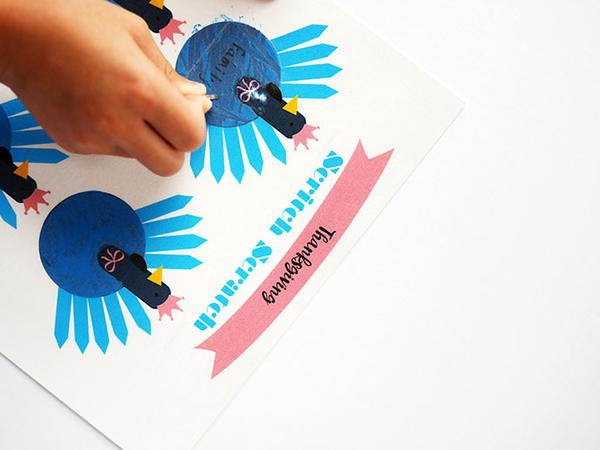 Thankful Turkeys DIY Scratch-Off Thankful Turkeys DIY Scratch-Off