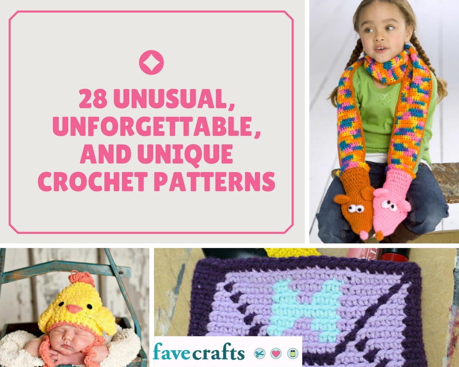 28 Unusual, and Unique Crochet Patterns