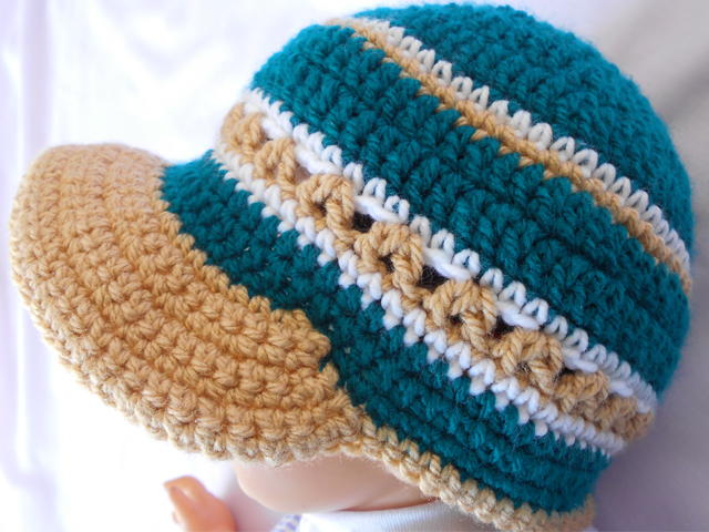 Crochet Baby Brim Hat Crochet Baby Brim Hat