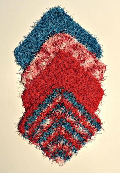 Angled Scrubby Washcloth Angled Scrubby Washcloth