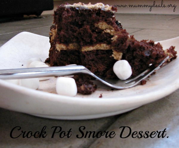 Crock Pot Smores Cake Crock Pot S’mores Cake