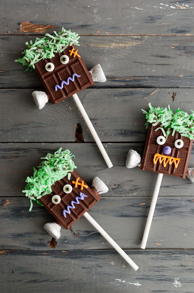 Chocolate Monster Pop Halloween Sweets Chocolate Monster Pop Halloween Sweets